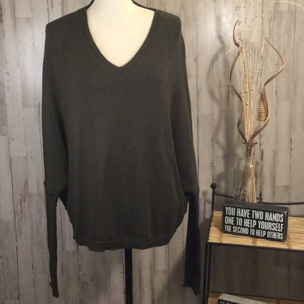 DONT ASK WHY batwing sweater.